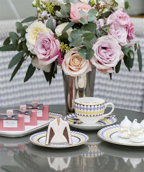 dior theme afternoon tea.